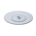 35cm Tempered Glass Lazy Suzan - Rotating Serving Tray