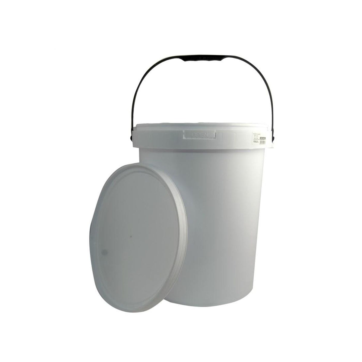 Plastic Bucket with Lid - 25lt - 4 Pack