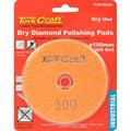 Tork Craft 100mm Diamond Polishing Pad 300 Grit Dry Use