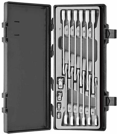 Force 16Pc Flat Gear And Holder Set Double Sided Combination Wrench