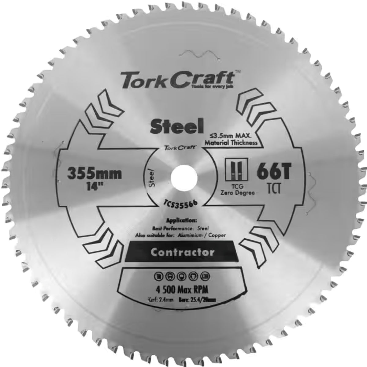 Tork Craft Tct Blade Steel Cutting 25.4Mm Metal Cutter