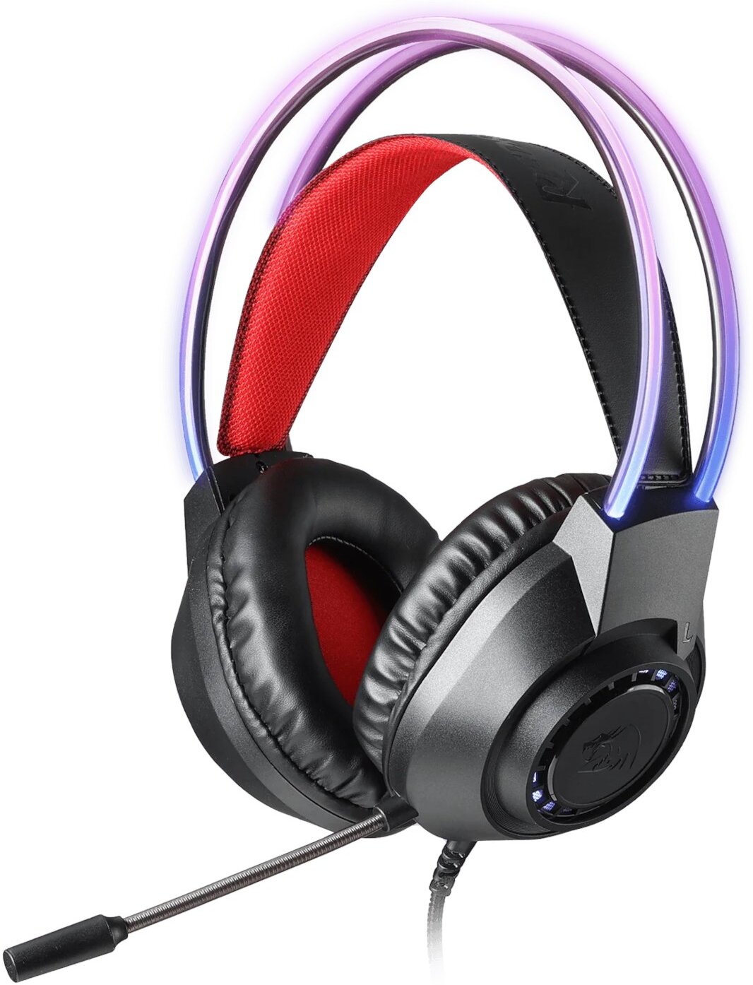 Redragon Over-Ear Scream Gaming Headset - Black Wired Headset