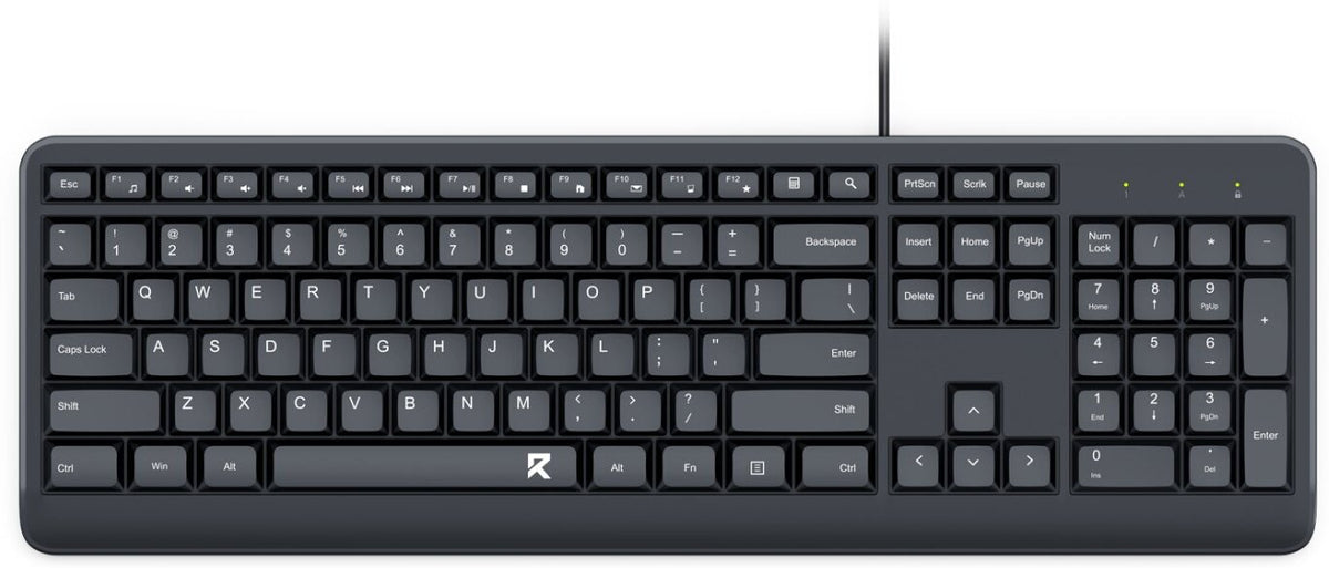 ORM Wired Office Keyboard - Black Laptop Keyboard