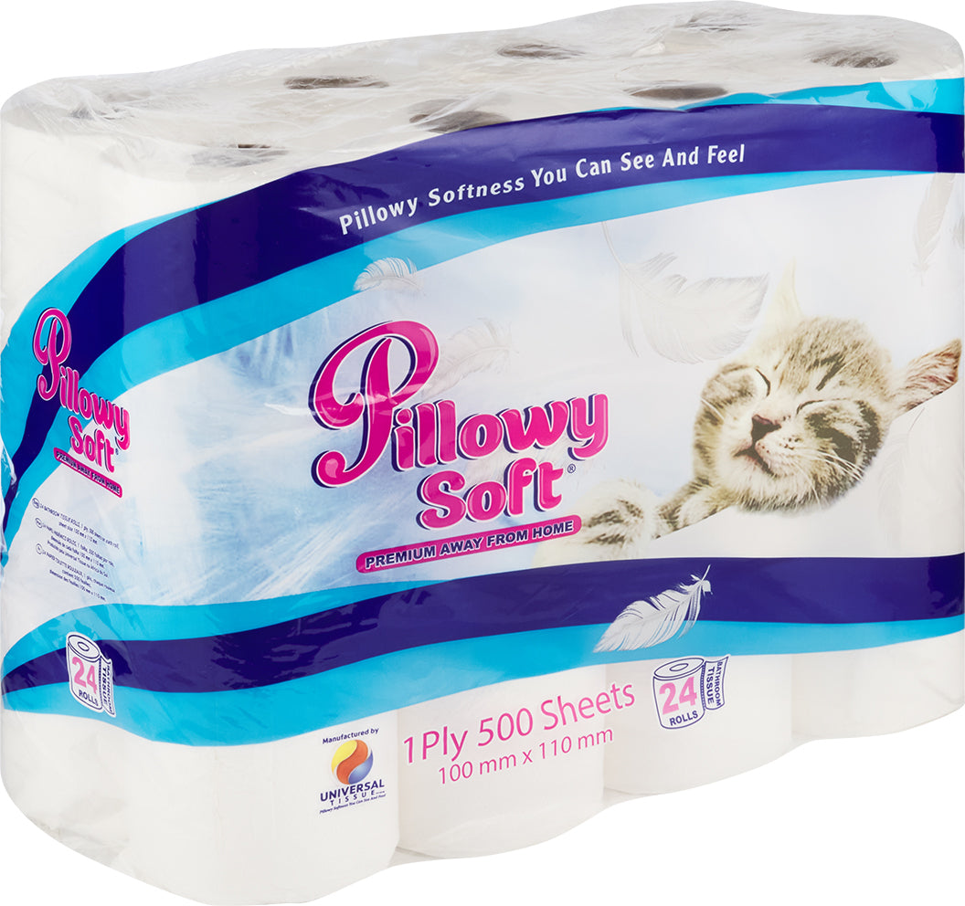 Pollowy 1 Ply Toilet Paper Roll
