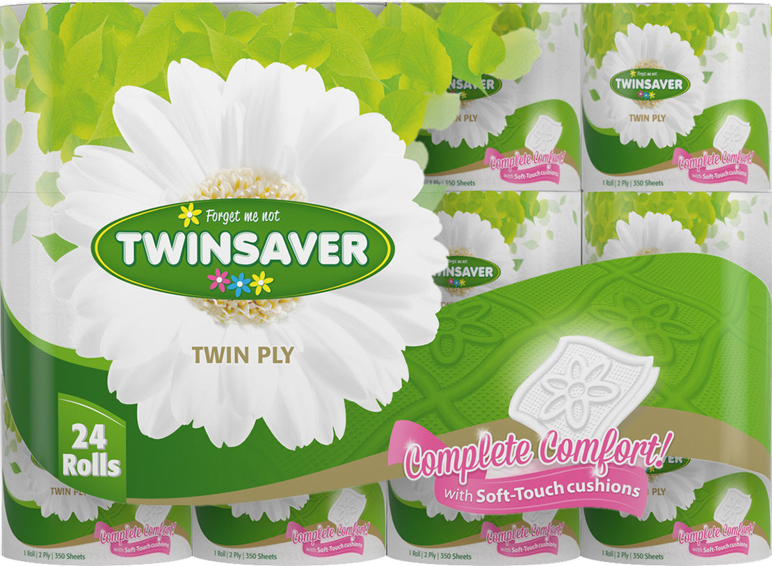 Twinsaver 2 Ply Toilet Paper Roll